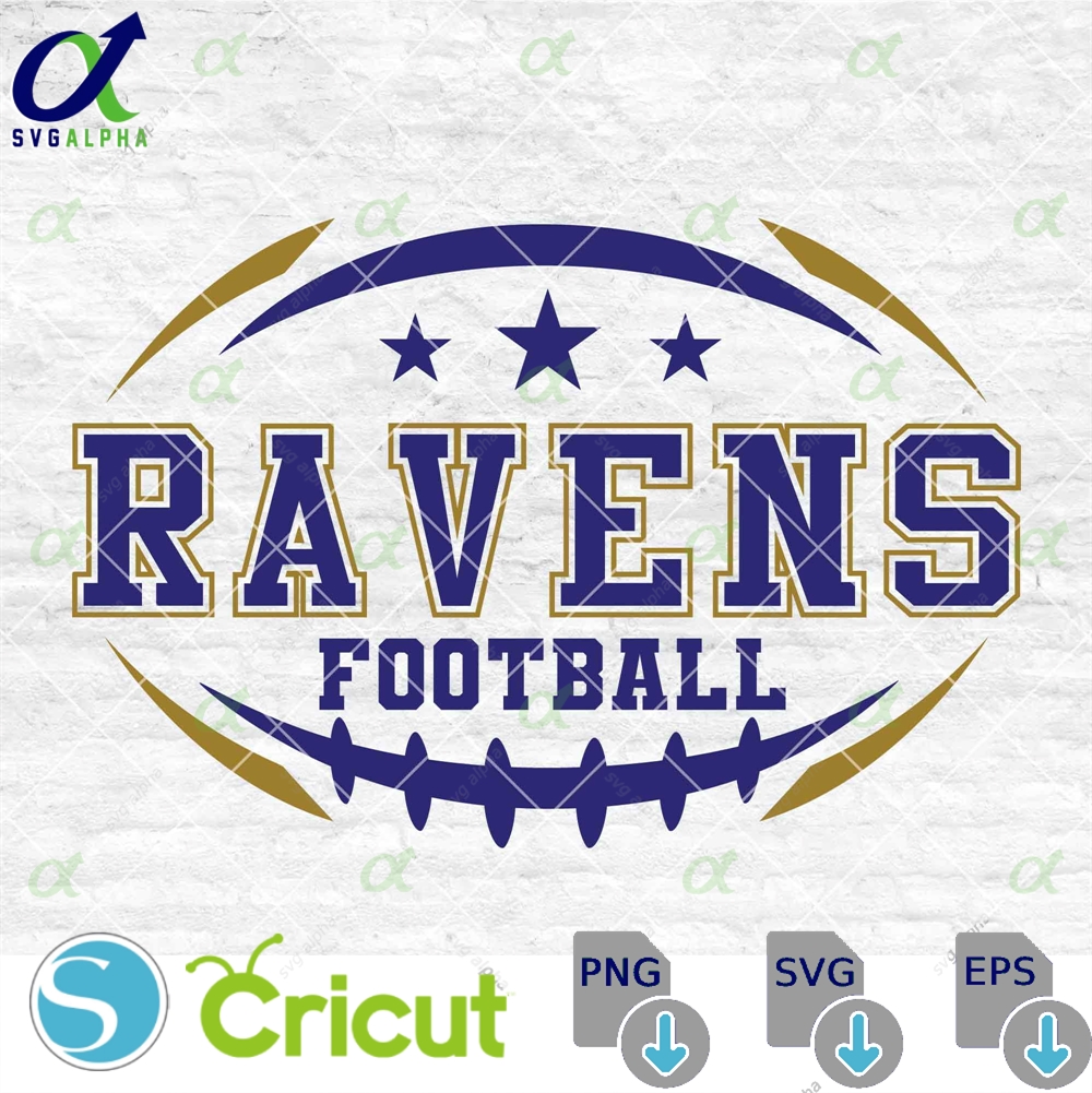 Ravens Football Svg Football Svg Sports Svg Football Shirt Sublimation Designs Png Dxf Jpg Eps